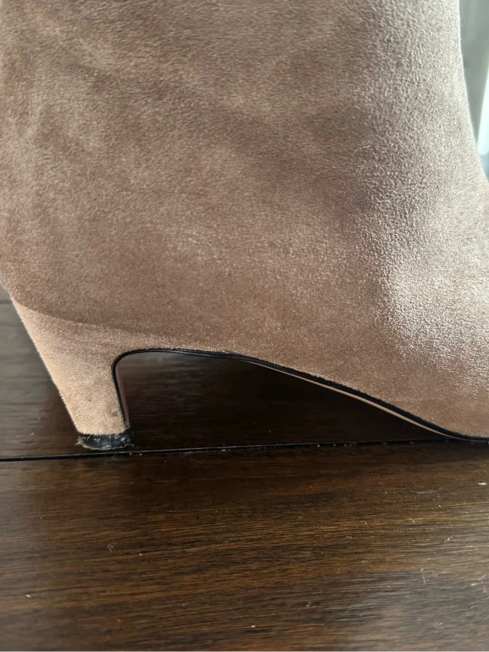 🍁Tall Taupe Faux Suede Women's Knee-High Boots